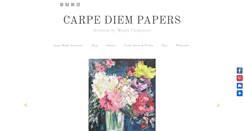 Desktop Screenshot of carpediempapers.com