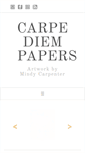 Mobile Screenshot of carpediempapers.com